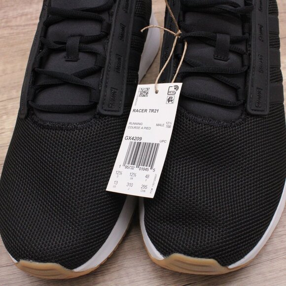 Adidas Racer TR21 Sneakers Shoes Mens Size 13 Black Low Top Lace Up GX4209 NWT - Picture 9 of 9